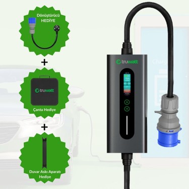 Truwatt ZTA315 Taşınabilir Elektrikli Araç Şarj Cihazı Fiyatı