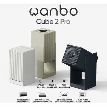 Wanbo Cube 2 Pro プロジェクター Xiaomi Wanbo Cube 2 Pro Projector - TechPunt