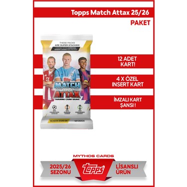 Mythos Cards Topps Match Attax 25/26 - Paket Fiyatı