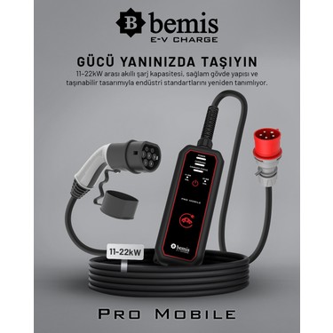 Bemis Pro Mobile – Elektrikli Araç Taşınabilir Şarj Cihazı – Fiyatı