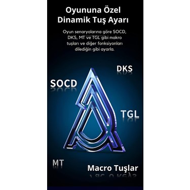 Ajazz AK980 Max He Manyetik Switch Klavye- 128K Tarama Fiyatı