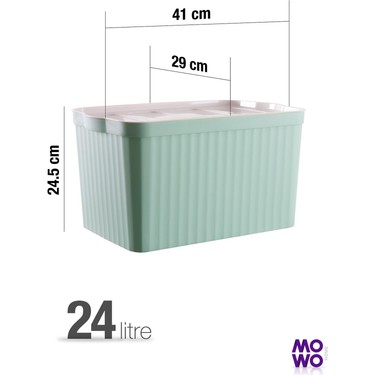 Mowo Home Mega 3'lü Mix 24 Lt Çok Amaçlı Dolap Içi Fiyatı