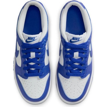 Nike Dunk Low Mavi Beyaz Deri Unisex Sneaker Spor Ayakkabı - Fiyatı
