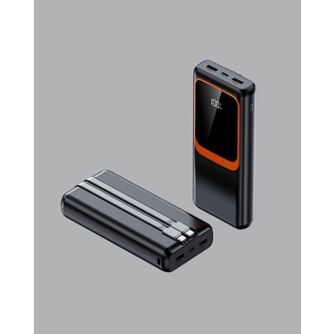Powerbank 20000 Mah Dijital Ekranlı ve Çok Kablolu Hızlı Fiyatı