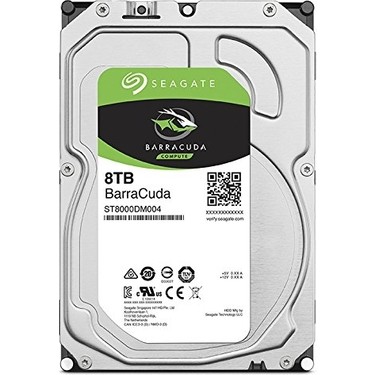 Seagate BarraCuda 8TB 5400RPM 256MB Cache SATA 6.0GB/s 3.5 Fiyatı