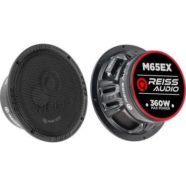 Reiss Audio RS-M65EX 360WATT-180W Rms 16CM Metal Kapaklı Oto Fiyatı