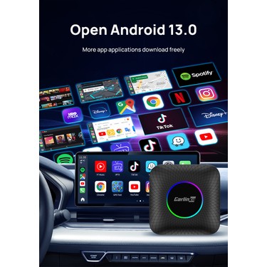 Carlinkit Tbox (Ambient) Carplay - Android 13, 4+64GB, Fiyatı