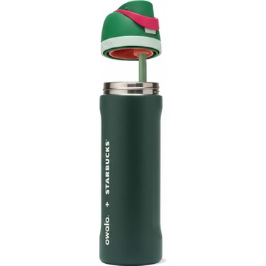 Owala + Starbucks Pipetli Termos Özellikli Yeşil Su Şişesi Fiyatı