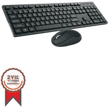 Torima Kablosuz Q Klavye Mouse Seti TMK02 Siyah Fiyatı