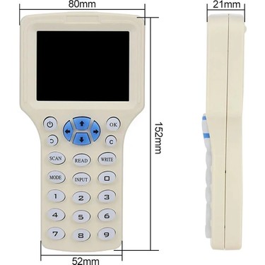 Alkatronik ZX-08CDEN 10 Frekans Rfid Okuyucu Yazıcı Fiyatı