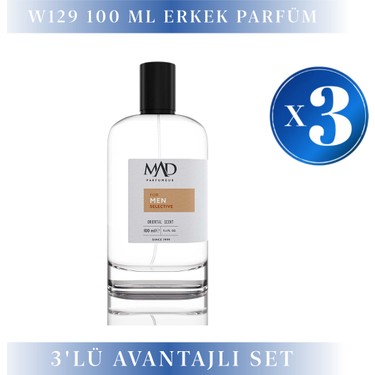 Mad Parfüm 3 Adet 100 ml W129 Selective Erkek Parfüm Seti Fiyatı