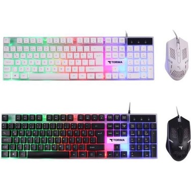 Torima Oyuncu Rgb Işıklı Kablolu Q Klavye Ve Mouse Seti Fiyatı