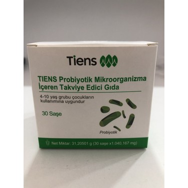 Tiens Probiyotik Mikroorganizma İçeren Takviye Edici Gıda 30 Fiyatı
