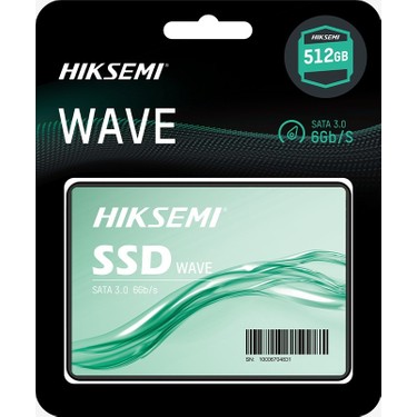 Hiksemi Hs-Ssd-Wave(S) 512G 530MB/S - 450MB/S 3D Nand Sata 3 Fiyatı
