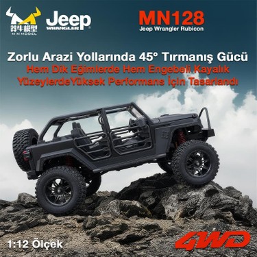 Mn Model MN128 1/12 Jeep Wrangler Rubicon 4WD Rc Model Fiyatı