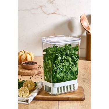 Comprox 2900 ml Yeşillik Saklama Kabı 2'li Set – Akrilik Fiyatı