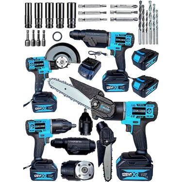 Graizer Alman 128 Vf 4 Başlıklı Set Akülü Vidalama Dal Fiyatı