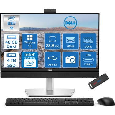 Dell Pro Plus All-In-One Intel Core Ultra 7 265 5.3ghz 48GB Fiyatı