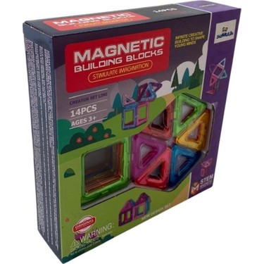 Samatlı Oyuncak 2266-34 Manyetik Set 14 Parça -Smt Fiyatı