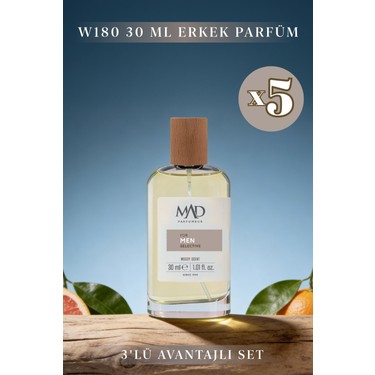 Mad Parfüm 5 Adet 30 ml W180 Erkek Parfüm Seti Fiyatı