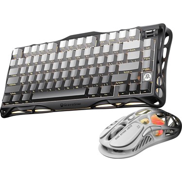 Gravastar Mercury K1+M1 Pro Kablosuz Rgb Işıklı Mekanik Q Fiyatı