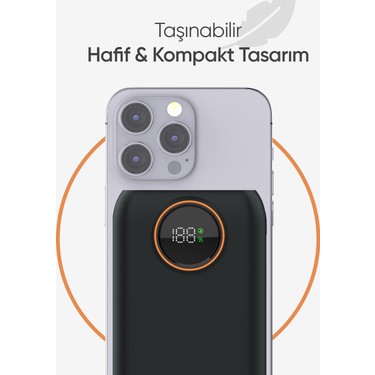 Enkado SNP-3013 20.000 Mah Hızlı Şarj LED Göstergeli Fiyatı