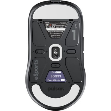 Pulsar X2H V3 Es Black Size 1 Mini 8k Hz Xs-1 Sensör Fiyatı