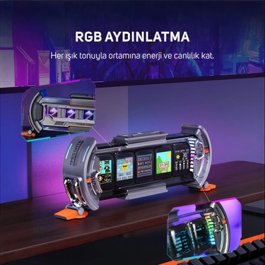 Divoom Times Gate 5 Ekranlı Rgb Işıklı Akıllı Dijital Fiyatı, 5.0
