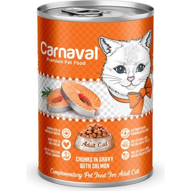 Carnaval Kaliteli Yaş Mama 48 Adet Yetişkin Kedi Konservesi Fiyatı