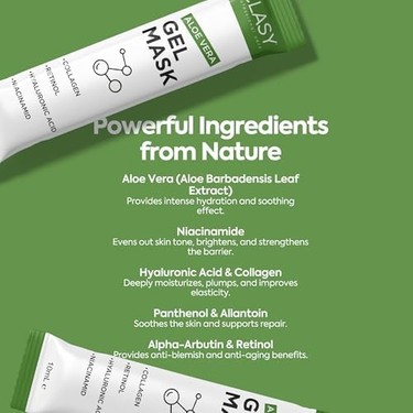 sadoer aloe vera dead skin remover SADOER Aloe Vera Deep Hydration Brightening Facial Sheet Mask
