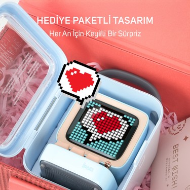 Divoom Ditoo Pro Piksel Ekranlı Mavi Bluetooth Hoparlör Fiyatı