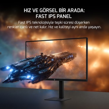 Gamepower Kaze Dual 27″ 0.5ms 4K 160Hz - Fhd 320Hz Fast IPS Fiyatı