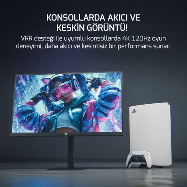 Gamepower Kaze Dual 27″ 0.5ms 4K 160Hz - Fhd 320Hz Fast IPS Fiyatı