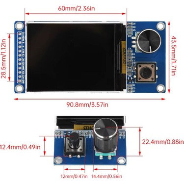 Motorobit 2.4 ST7789 LCD Tft Ekran + EC11 Rotary Encoder Fiyatı