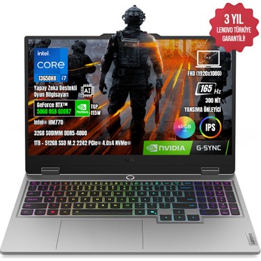 Lenovo Loq 17IRX10 83JH006ETR-10 I7-13650HX 32GB Ddr5 Fiyatı