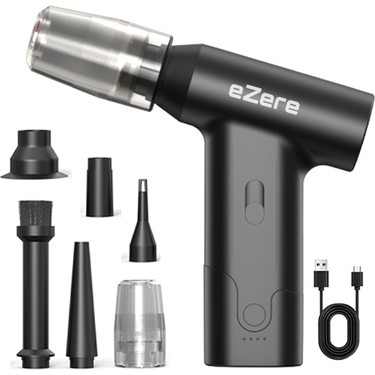Ezere J02 Çift Fonksiyonlu Mini Araç Süpürgesi & Turbo Fan Fiyatı