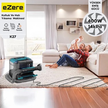 Erbar Ezere 14KPA Güçlü Koltuk ve Halı Yıkama Temizleme Fiyatı