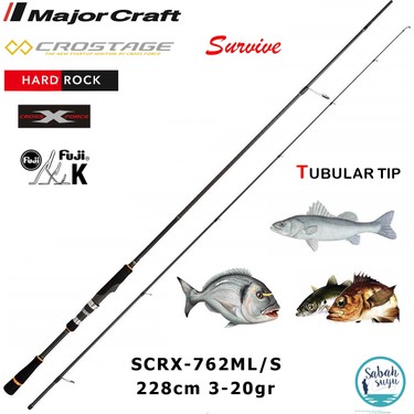 Major Craft Crostage Survive SCRX-762ML/S Hard Rock 2.28MT Fiyatı