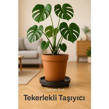 Plant Home Power Mix 35 cm Tekerlekli Saksı Altlığı – Ağır Fiyatı