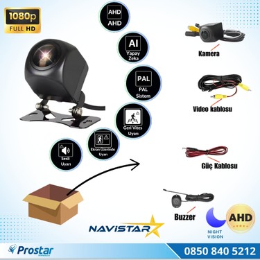 Navistar Yapay Zeka Özellikli Arka Görüş Kamerası Ahd 1080P Fiyatı