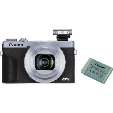 Canon Powershot G7 x Mark Iıı Silver Ekstra Batarya Kit Fiyatı