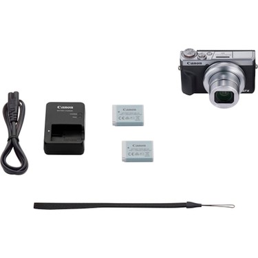 Canon Powershot G7 x Mark Iıı Silver Ekstra Batarya Kit Fiyatı