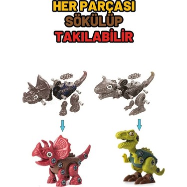 Kiddico Toys Vidalı Söktak Dinazor Oyuncağı Fiyatı