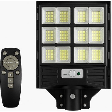 600W 480 LED Sokak Armatürü Solar Güneş Enerjili Uzaktan Fiyatı
