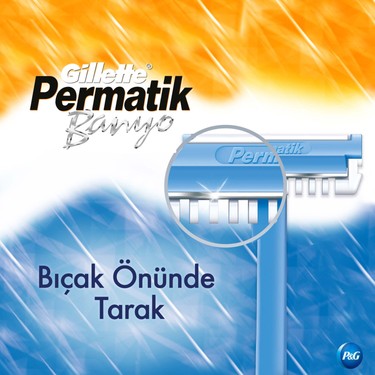 GİLLETTE PERMATİK BANYO KULAN AT TIRAŞ BIÇAĞI