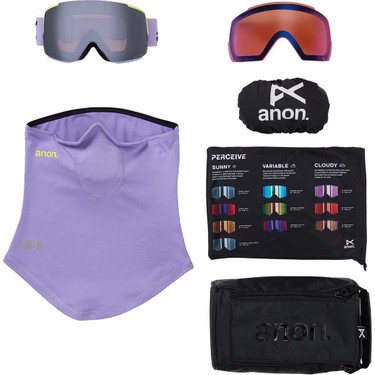Anon Burton M5 Goggles + Bonus Lens + Mfi® Face Mask Unisex Fiyatı