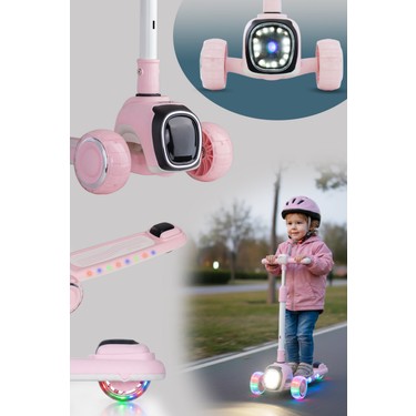 Prego Flow Müzikli Işıklı Oturaklı Çocuk Scooter Fiyatı
