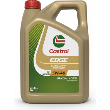 Castrol Edge 5W-40 4 Litre Motor Yağı API SN/CF ve ACEA Fiyatı