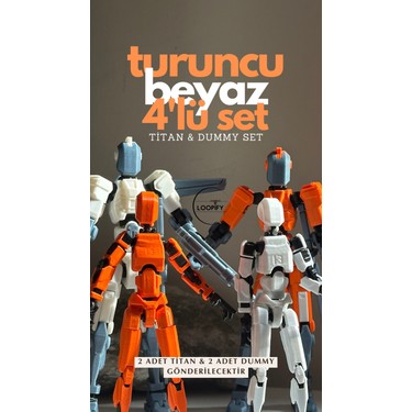 Moifugyia Lucky 13 Aksiyon Figürü Robot Oyuncak 4'lü Turuncu Fiyatı