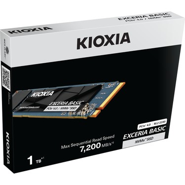 KIOXIA PCIe M2 1TB Exceria Basic NVMe 3D 7200/6600 Mb/sn SSD Fiyatı KIOXIA PCIe M2 1TB Exceria Basic NVMe 3D 7200/6600 Mb/sn SSD Fiyatı